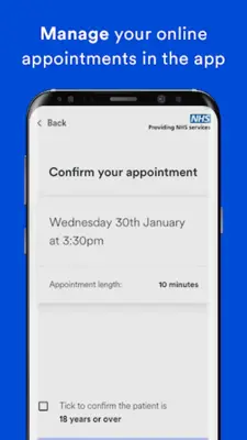 Push Doctor - Online GP Advice android App screenshot 0